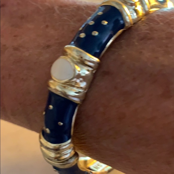 Fornash Enameled Hinged Bracelet - Picture 2 of 2